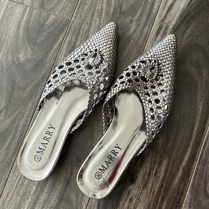 Brand new mule silver 10 inches length
